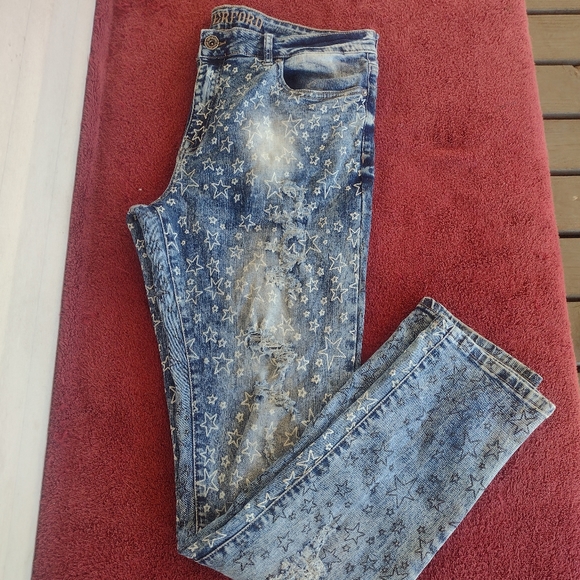 Rutherford Men’s flex Skinny jeans Size 36 - Picture 1 of 12